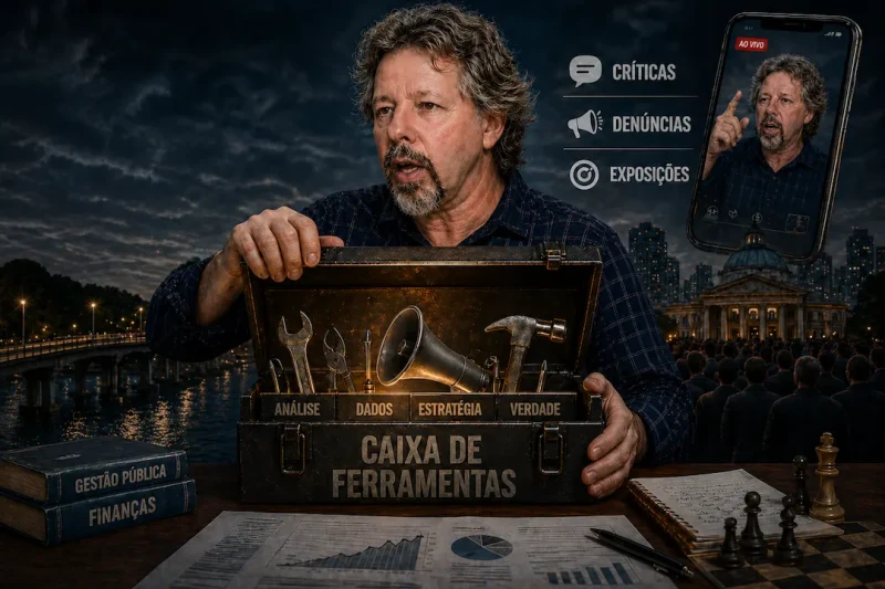 Aridelmo abre a caixa de ferramentas