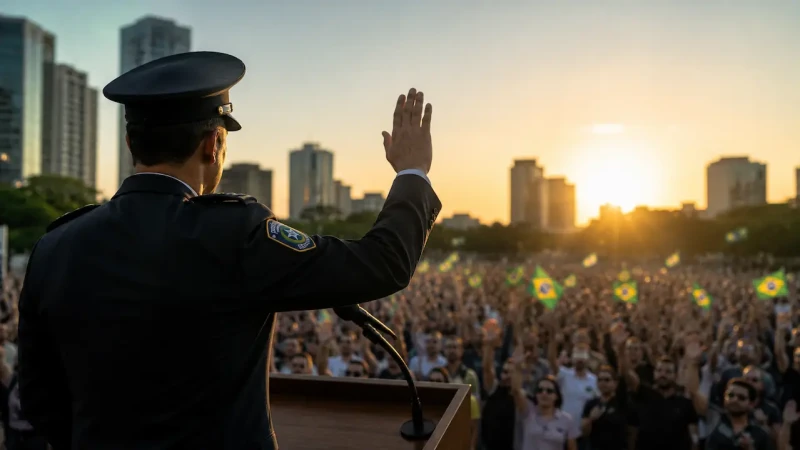 A tropa agora pede voto