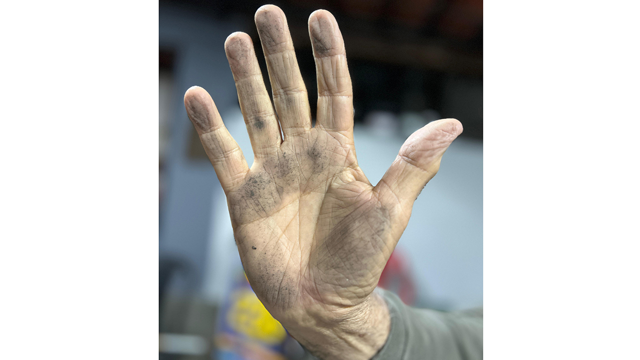 O silêncio é branco, mas o pó é preto!
