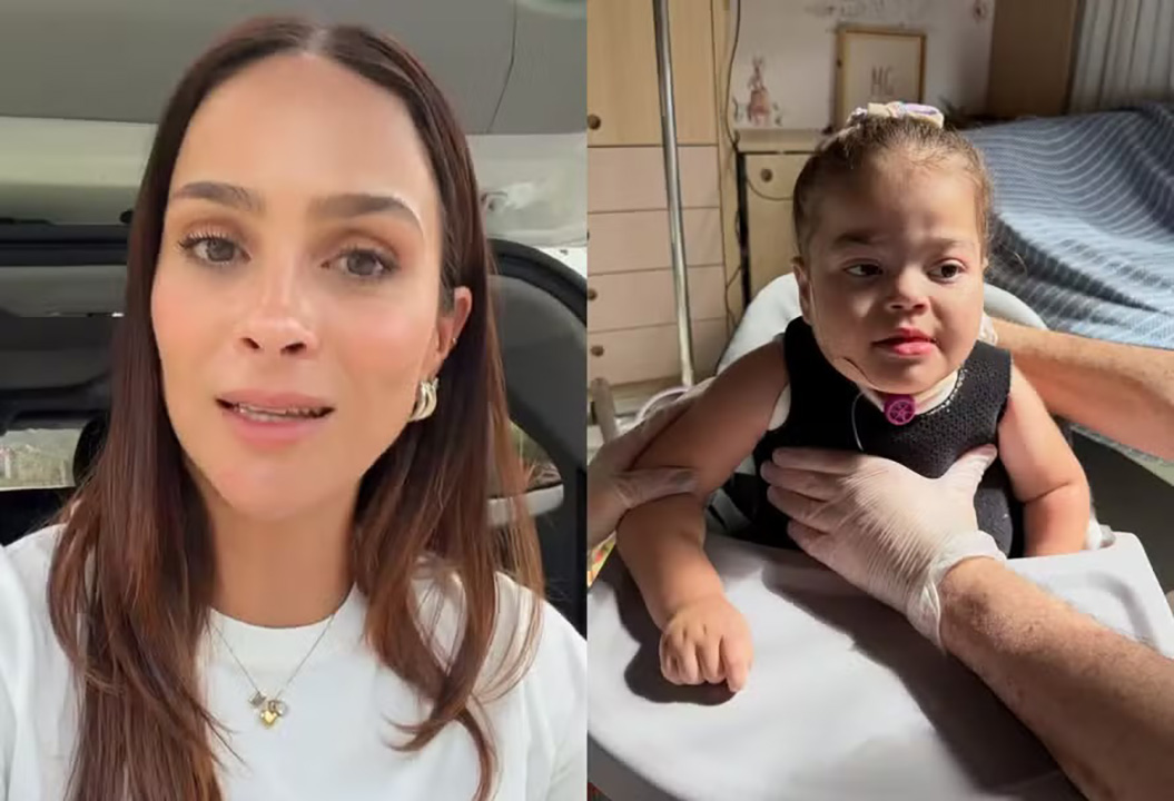 Letícia Cazarré celebra evolução de Maria Guilhermina