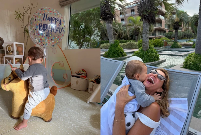 Gisele Bündchen celebra um ano de idade do filho com cliques inéditos