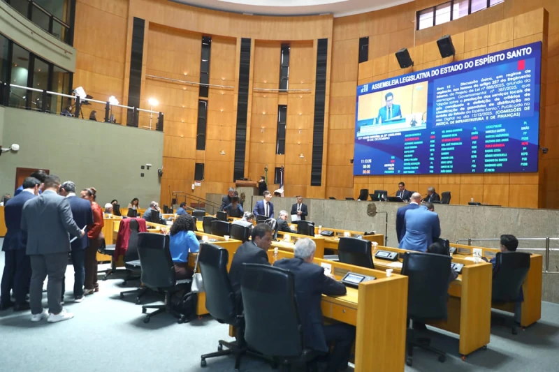 Deputados do ES concentram autoria da maioria das leis de 2025
