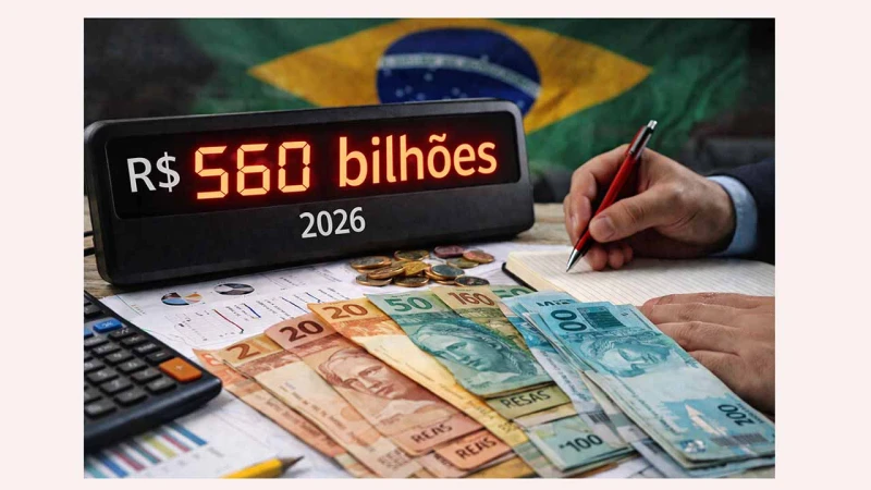 Gastos públicos já superam R$ 560 bilhões em 2026