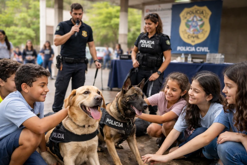 Projeto Agente Canino alcança 34 mil alunos em 2025