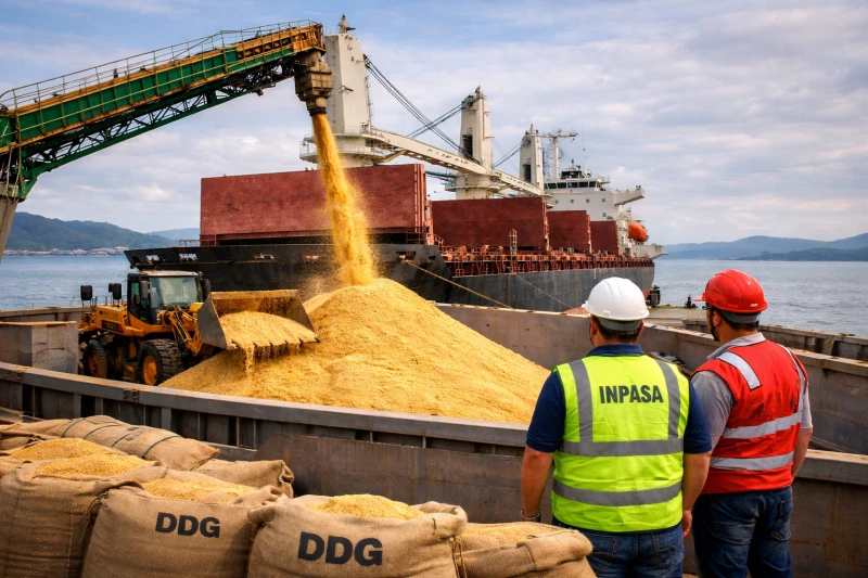Agricultura: Brasil embarca primeira carga de DDG para China