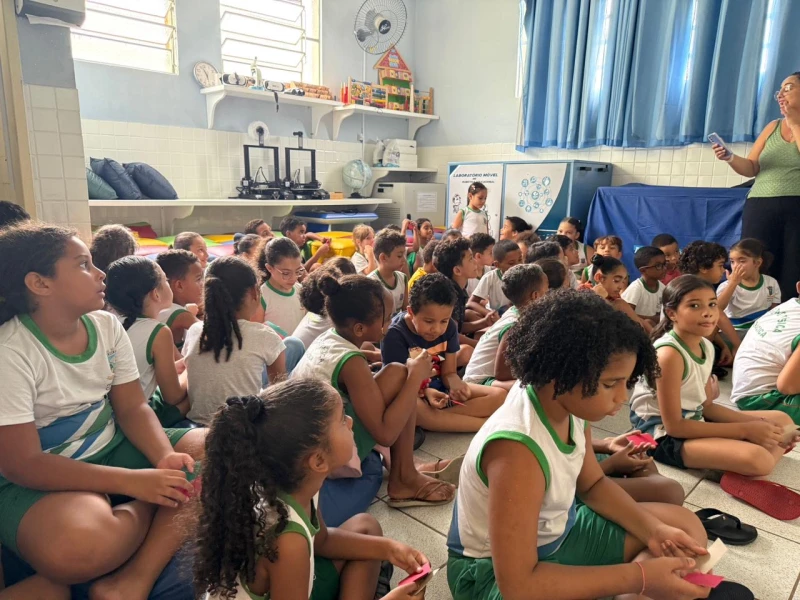 Tempo integral inicia ano com atividades interativas em Cariacica