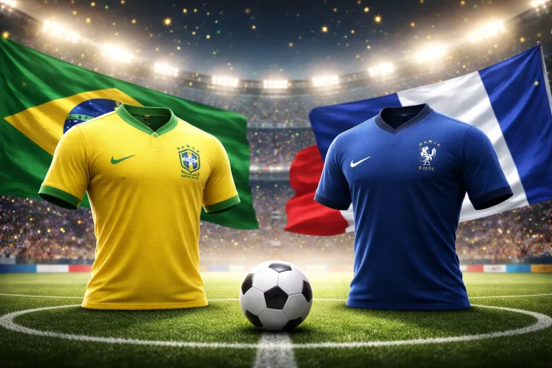 Brasil enfrenta França em duelo decisivo antes da Copa