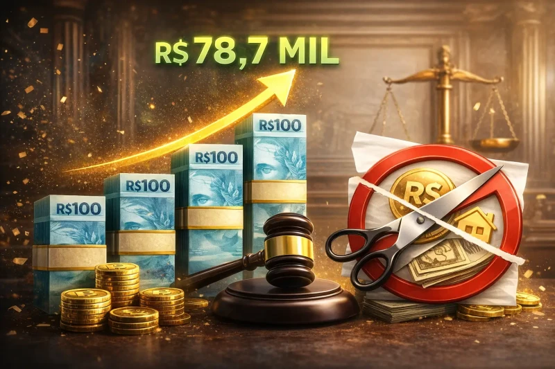 STF limita salários a até R$ 78,7 mil no Judiciário