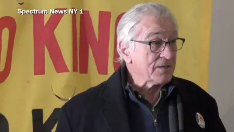 Robert De Niro participa de protesto contra Trump nos EUA: 'ele é uma ameaça existencial'