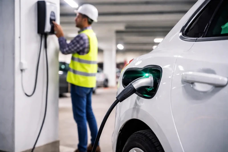 Recarga de carros elétricos em condomínios avança no ES