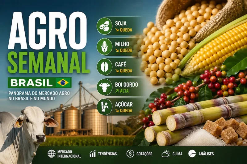 Agro recua na semana com pressão externa