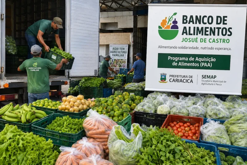 Banco de Alimentos recebe 15 toneladas em Cariacica