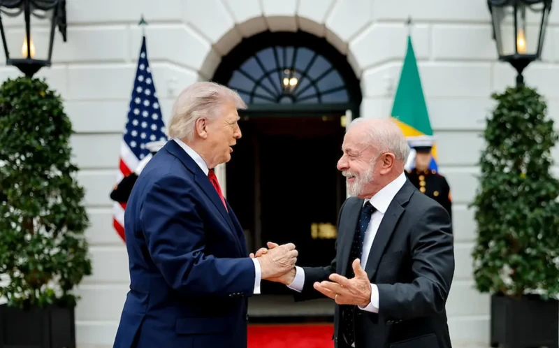 Trump elogia Lula após reunião na Casa Branca