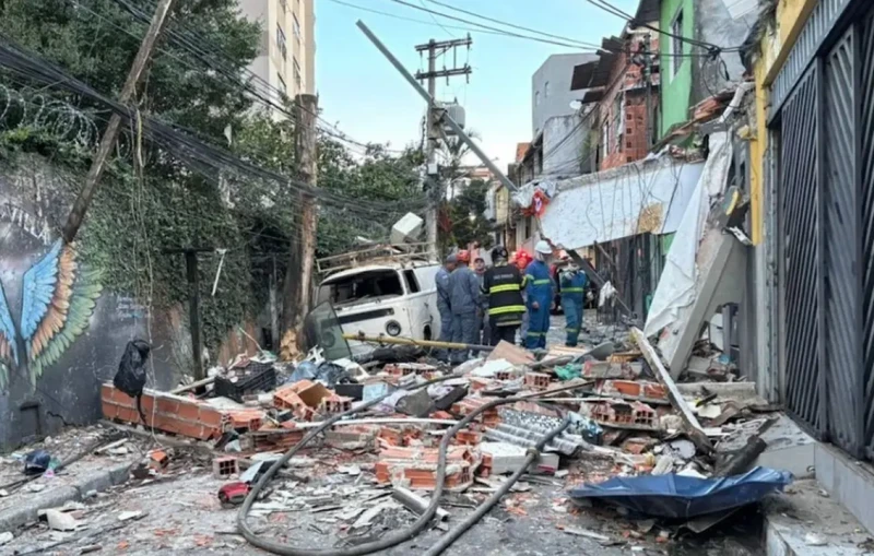 Explosão em SP: Defesa Civil vistoria imóveis no Jaguaré