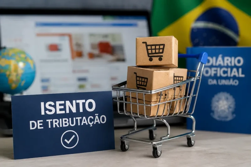 Governo zera taxa para compras até US$ 50