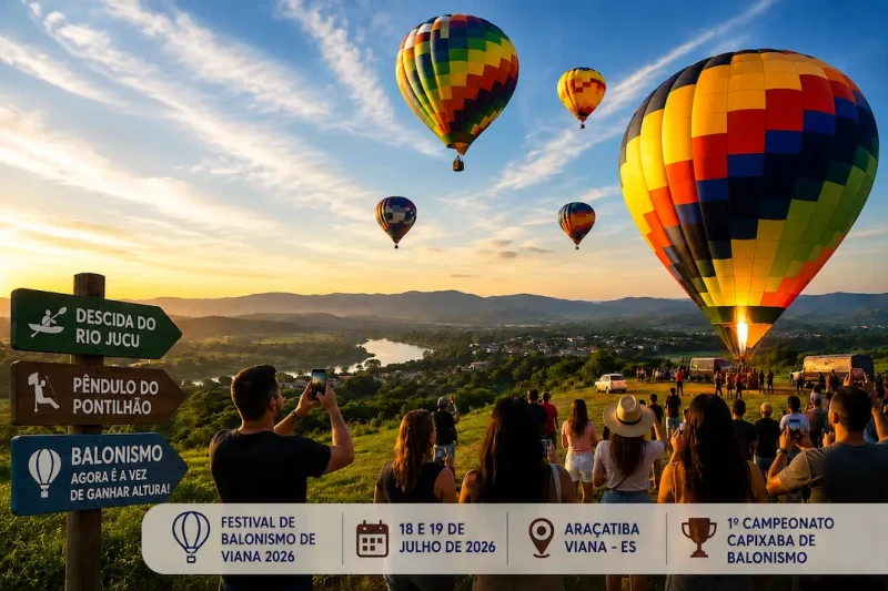 Viana aposta no balonismo para entrar na rota do turismo de aventura