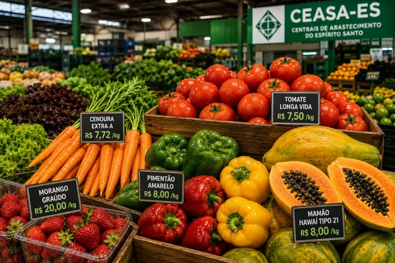 Hortifruti ES: tomate, cenoura e mamão puxam altas na semana
