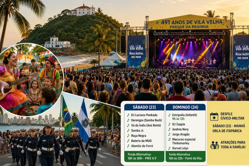Prainha terá shows, desfile e programação infantil