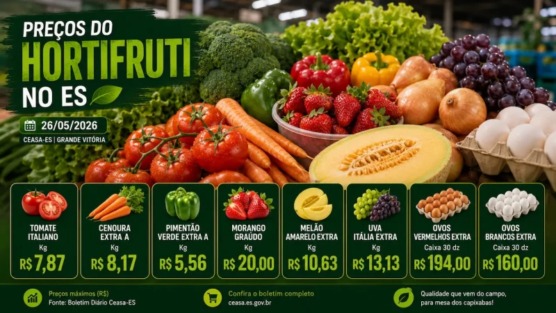 Hortifrúti tem variação de preços no ES