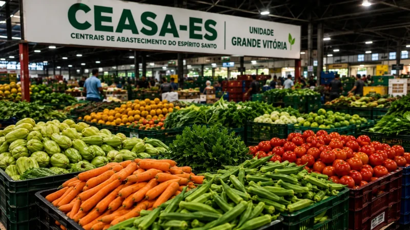 Hortaliças sobem e frutas mantêm estabilidade na Ceasa ES