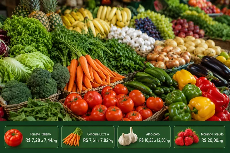 Ceasa ES: preços de hortifrutigranjeiros nesta quarta (28)