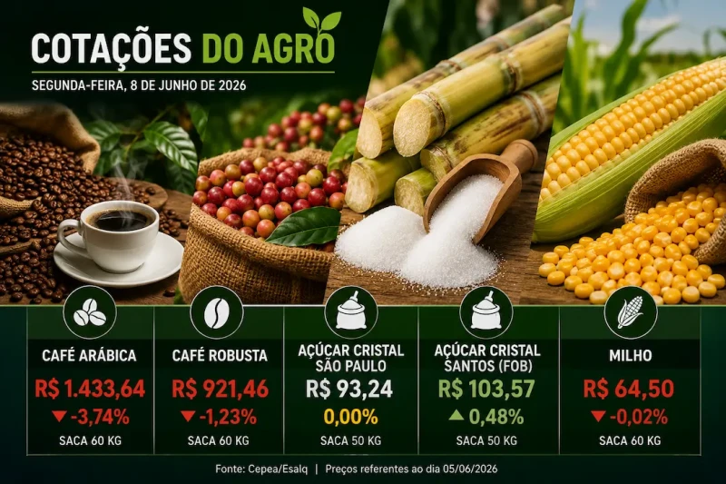 Café recua e milho segue pressionado no mercado