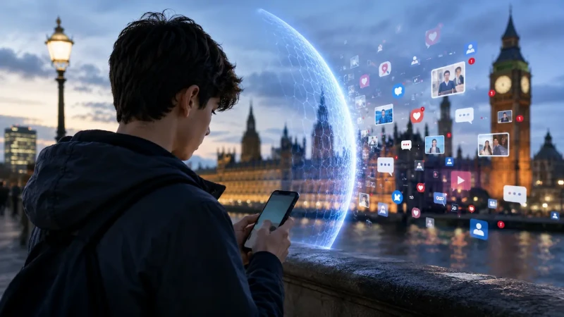 Reino Unido anuncia plano para barrar redes sociais a menores de 16 anos