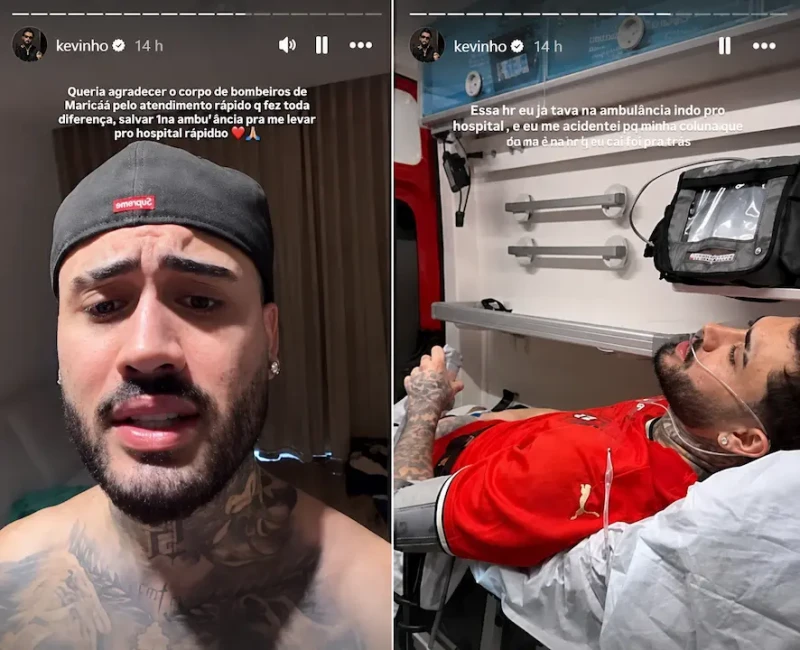 MC Kevinho é hospitalizado em Portugal após passar mal durante show