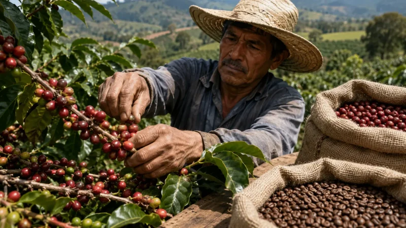 Café arábica recua para R$ 1.761,96; robusta cai mais de 3%
