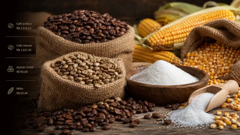Café hoje: arábica e robusta abrem em queda no Brasil