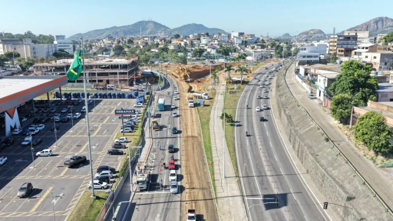 Obras de novo viaduto alteram trânsito no sentido Campo Grande