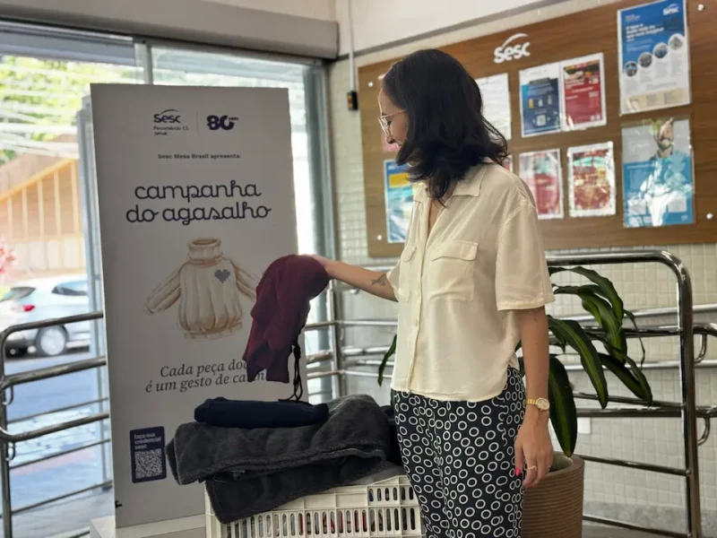 Campanha do Agasalho do Sesc Espírito Santo leva solidariedade a quem precisa