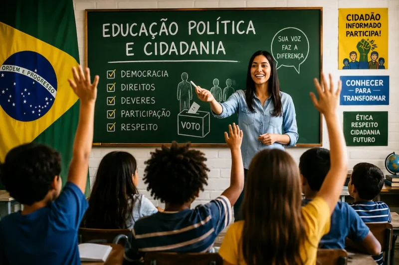 Educação política e cidadania passam a ser conteúdos obrigatórios nas escolas