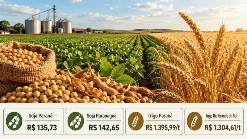 Soja sobe mais de 1% e chega a R$ 142,65 em Paranaguá