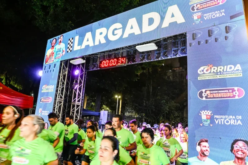 Abertas inscrições nesta terça para corrida noturna gratuita de 5 km pelo Centro