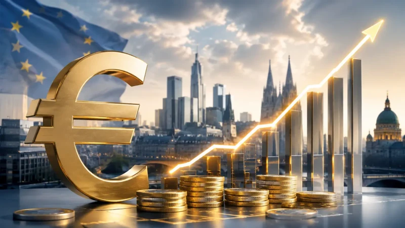 PMI da zona do euro sobe a 52,1 e atinge maior nível em nove meses