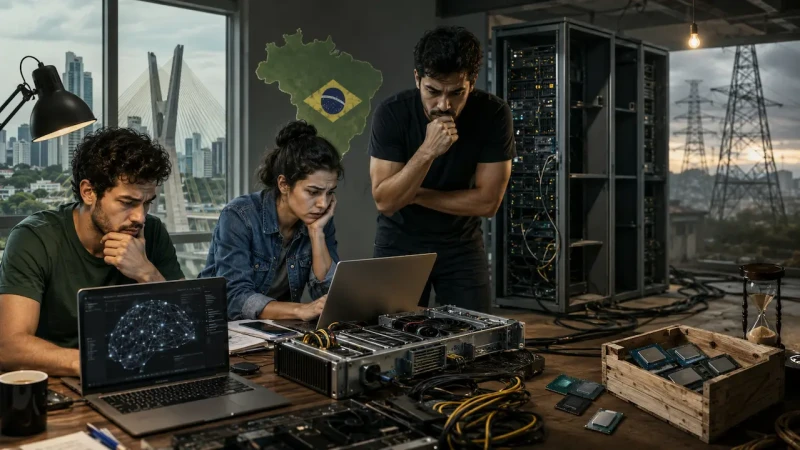 Brasil trava corrida das startups por falta de infraestrutura para IA