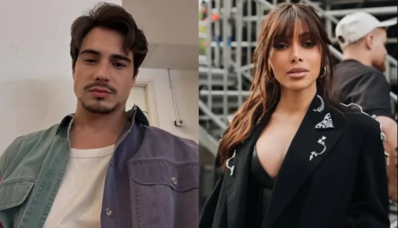 Danilo Mesquita é flagrado aos beijos com Anitta em bar no Rio