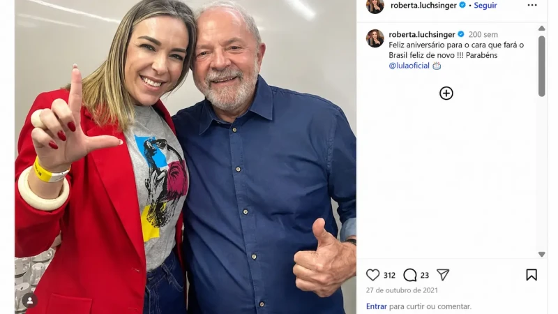 Lula diz que lobista nunca esteve ao lado dele, mas Roberta divulga fotos com o presidente