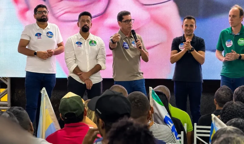 Prefeito, vice e vereadores de Linhares anunciam apoio a Marcelo Santos para deputado federal