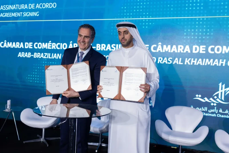 Câmaras empresariais firmam acordo para ampliar negócios entre Brasil e Emirados Árabes