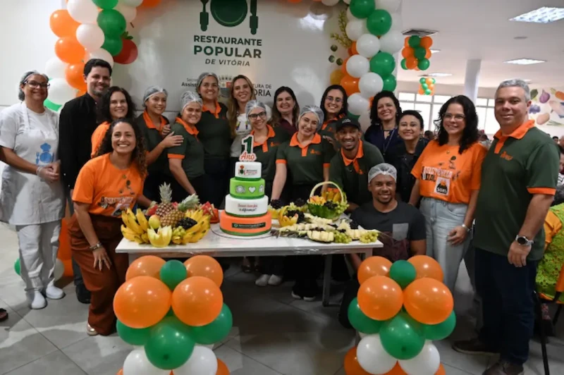 Restaurante Popular de Vitória completa um ano com 261 mil refeições servidas