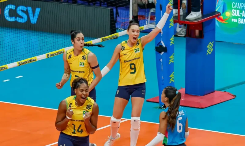 Brasil vence Argentina, conquista Sul-Americano e garante vaga em Los Angeles 2028