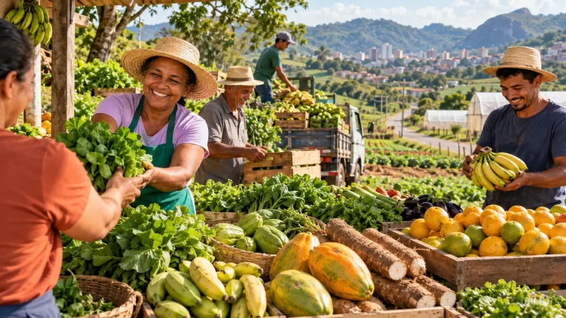 Agricultura familiar gera renda e recebe investimentos em Cariacica