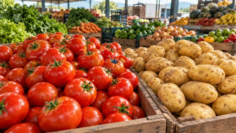 Ceasa-ES hoje: tomate chega a R$ 8,13 e batata custa a partir de R$ 2,95
