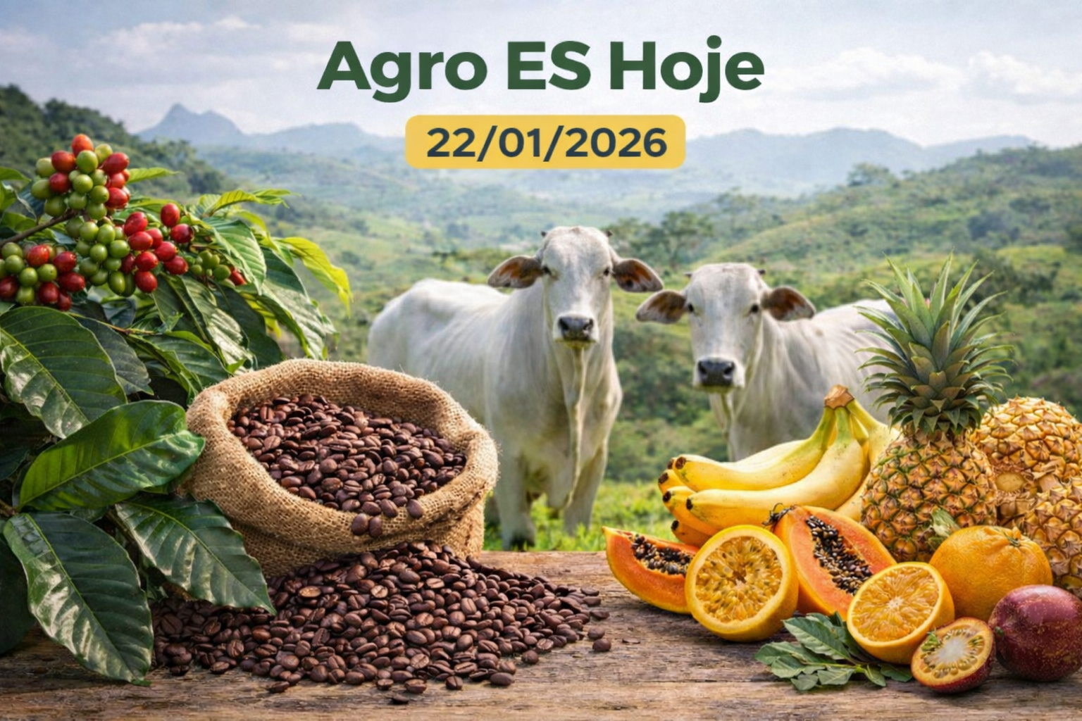 Agro ES Hoje: café lidera cenário rural